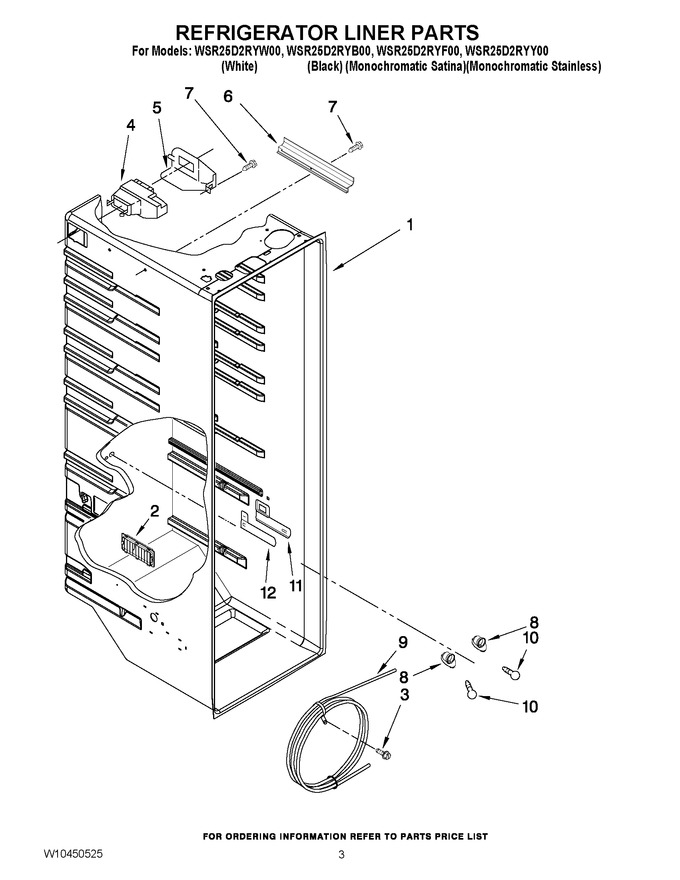 Diagram for WSR25D2RYW00