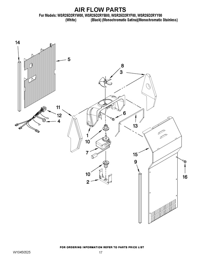 Diagram for WSR25D2RYW00