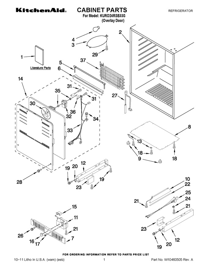Diagram for KURO24RSBX03