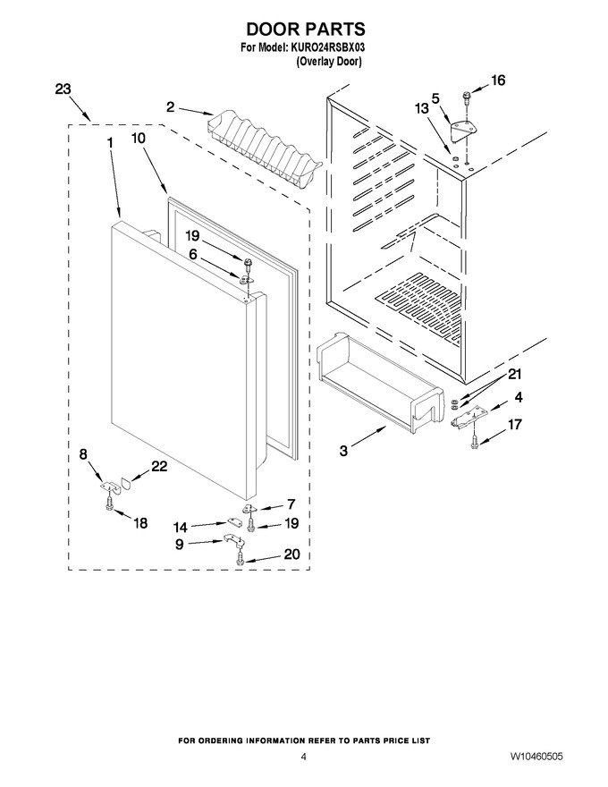 Diagram for KURO24RSBX03