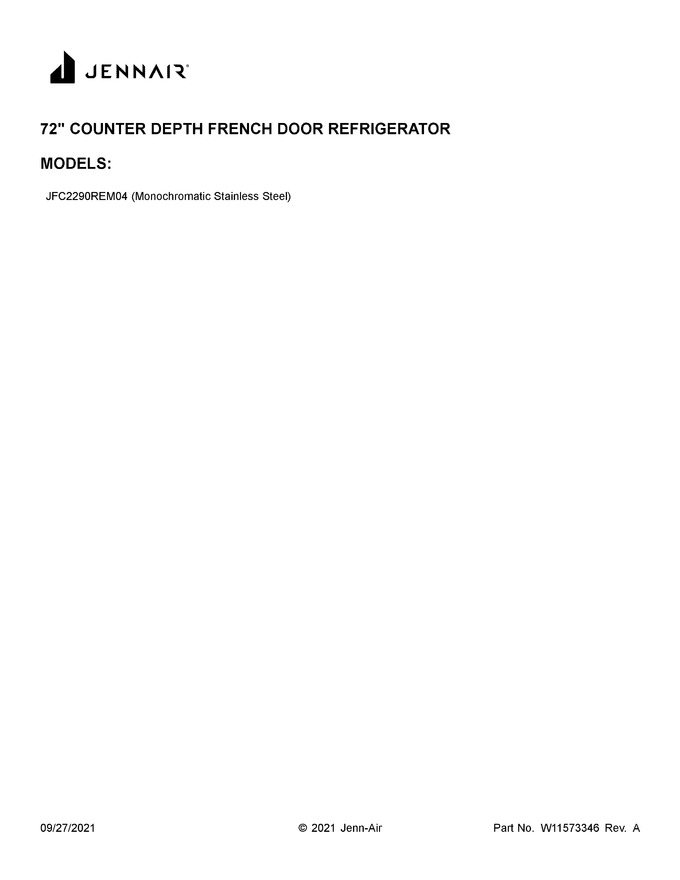 Diagram for JFC2290REM04