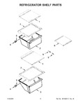 Diagram for 04 - Refrigerator Shelf Parts