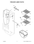 Diagram for 05 - Freezer Liner Parts