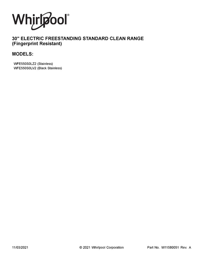 Diagram for WFE550S0LZ2