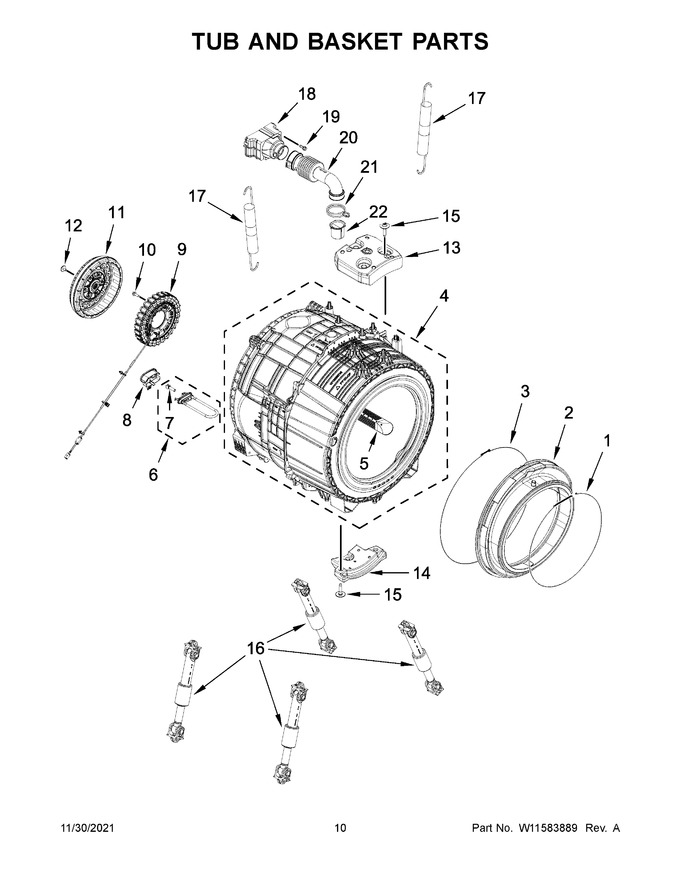 Diagram for WFW5605MW0