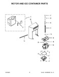 Diagram for 06 - Motor And Ice Container Parts