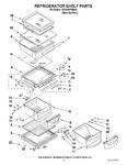 Diagram for 03 - Refrigerator Shelf Parts