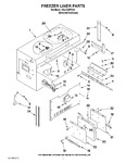 Diagram for 05 - Freezer Liner Parts