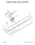 Diagram for 03 - Control Panel And Latch Parts
