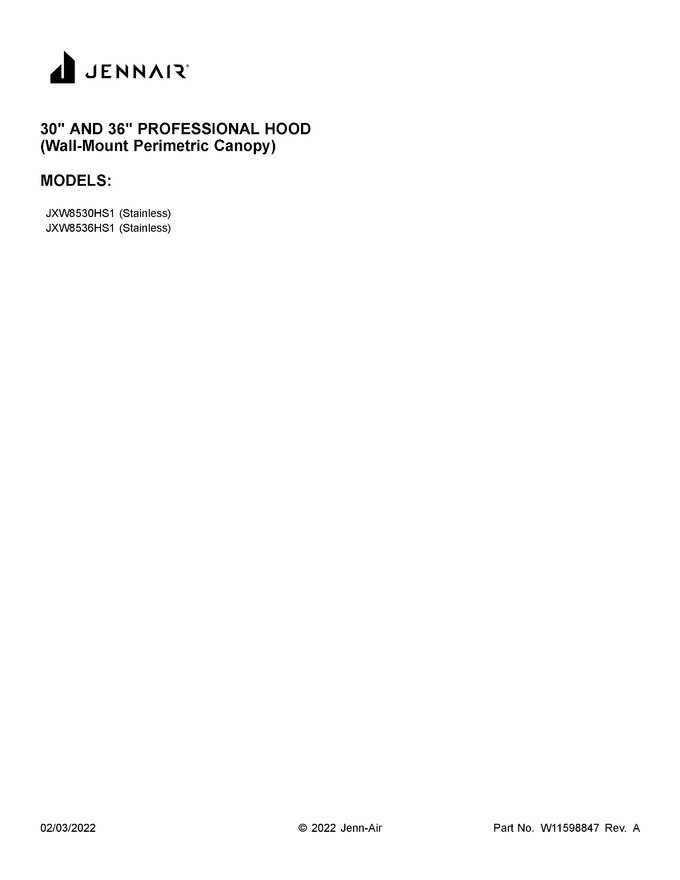 Diagram for JXW8536HS1