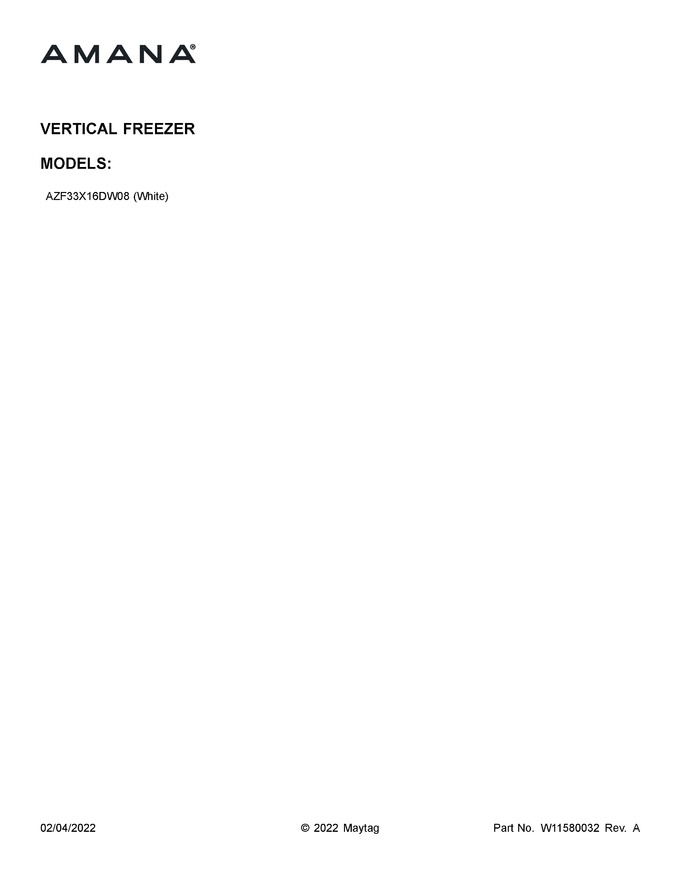 Diagram for AZF33X16DW08