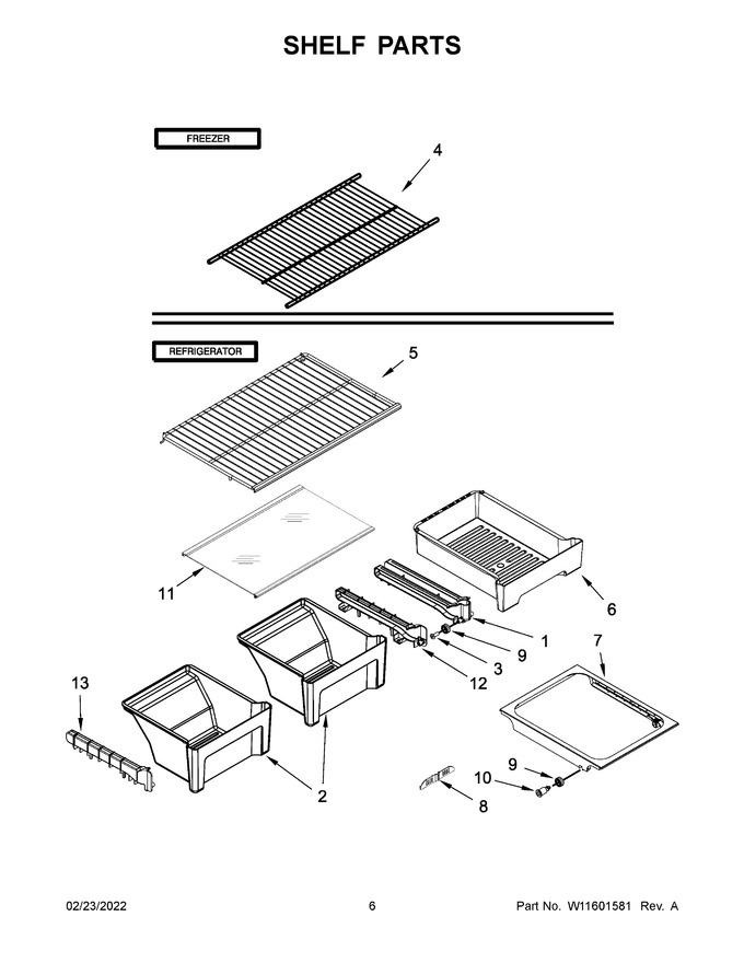 Diagram for WRT138FFDB00