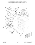 Diagram for 03 - Refrigerator Liner Parts