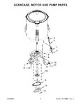 Diagram for 05 - Gearcase, Motor And Pump Parts
