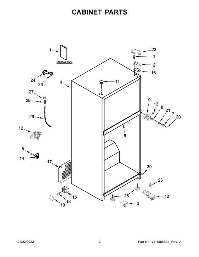 Diagram for WRT318FMDW09