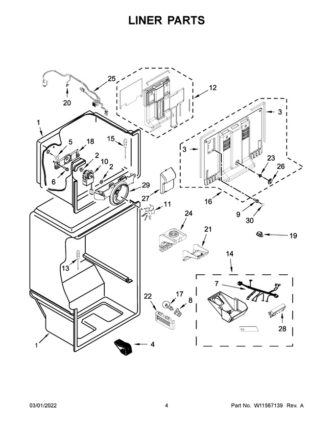 Diagram for WRT148FZDW04