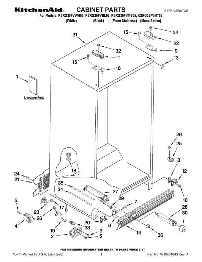 Diagram for KSRG25FVMT05