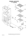 Diagram for 04 - Freezer Liner Parts
