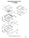 Diagram for 03 - Refrigerator Shelf Parts
