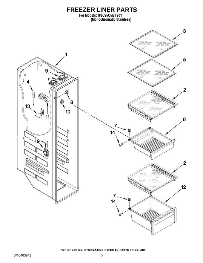 Diagram for GSC25C5EYY01