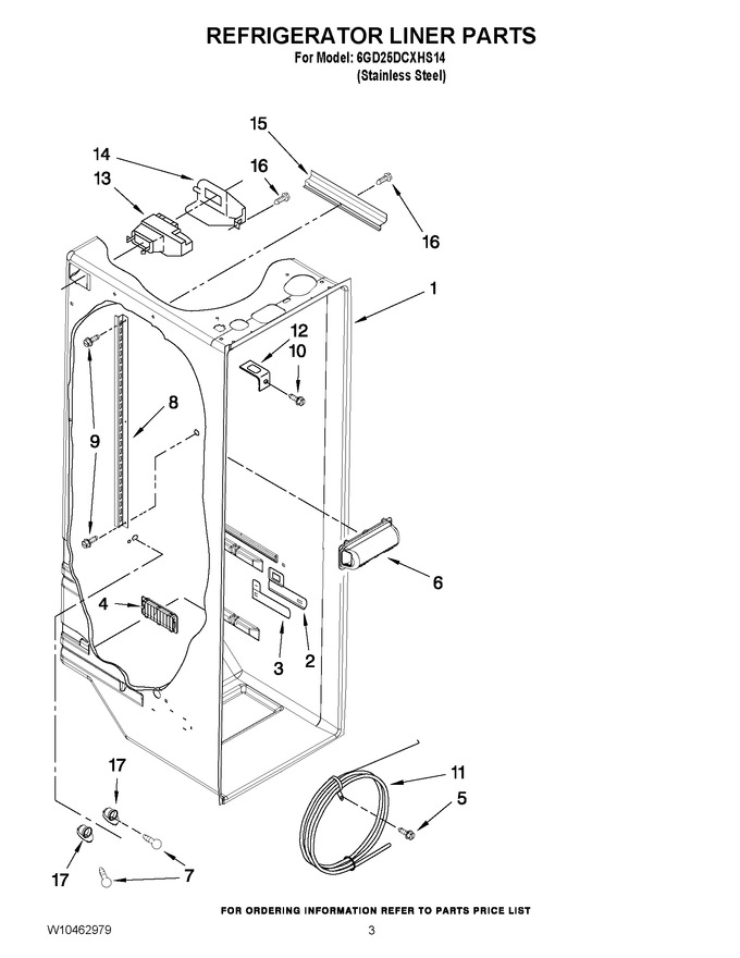 Diagram for 6GD25DCXHS14