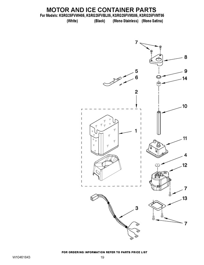 Diagram for KSRG25FVMT05