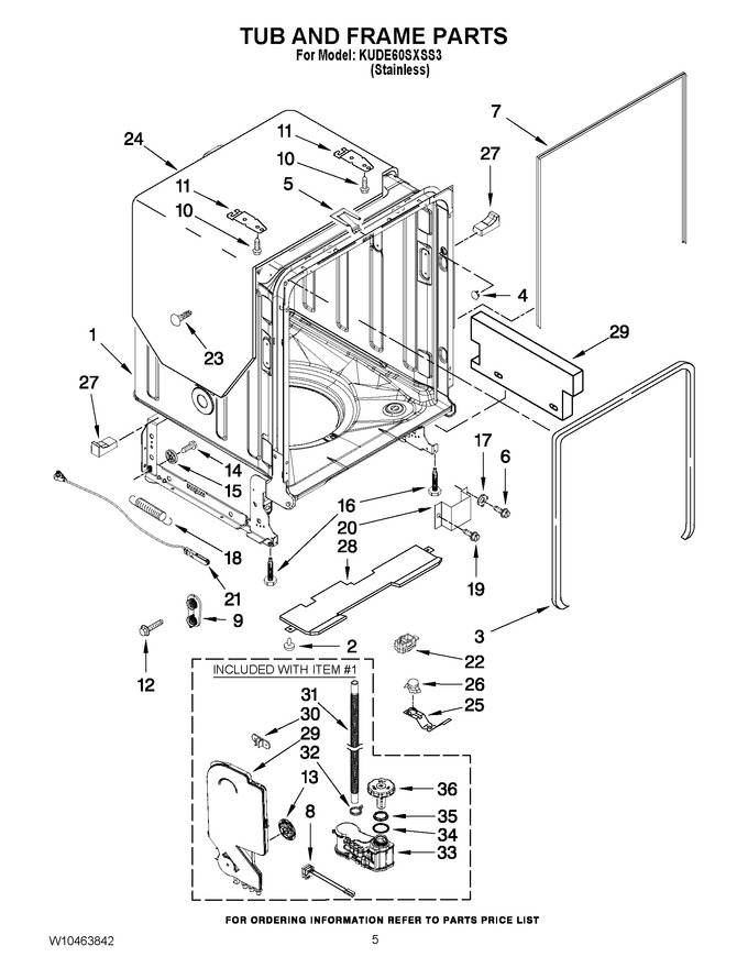 Diagram for KUDE60SXSS3