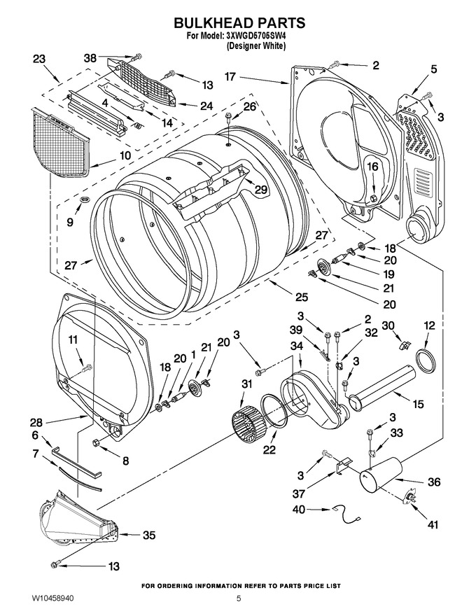 Diagram for 3XWGD5705SW4