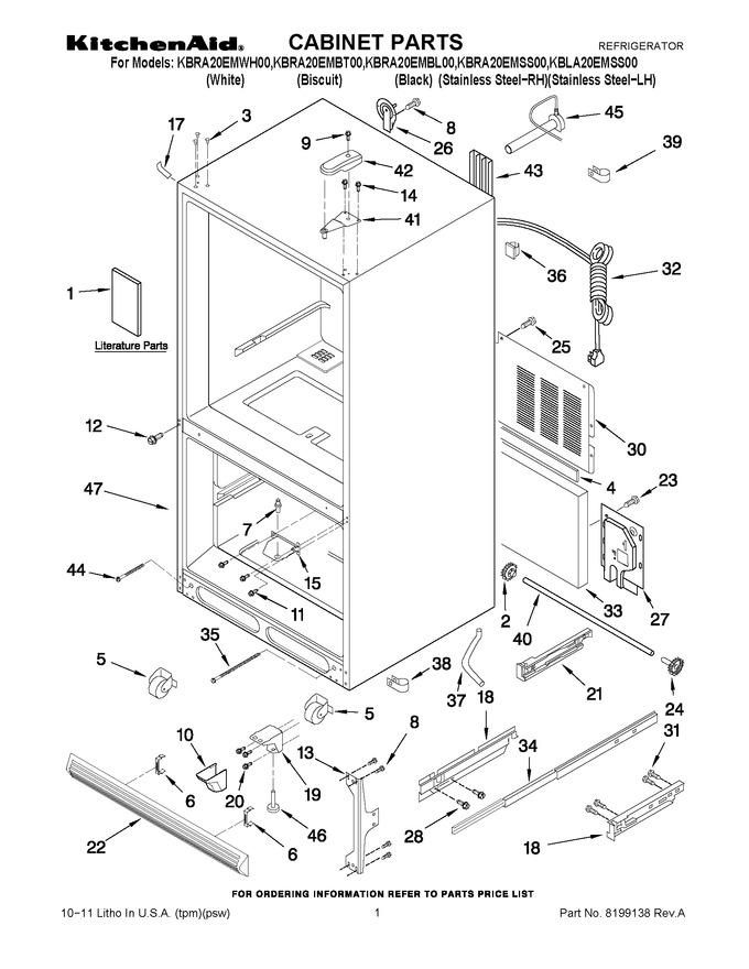 Diagram for KBRA20EMWH00