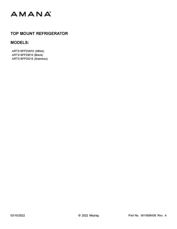 Diagram for ART318FFDB10
