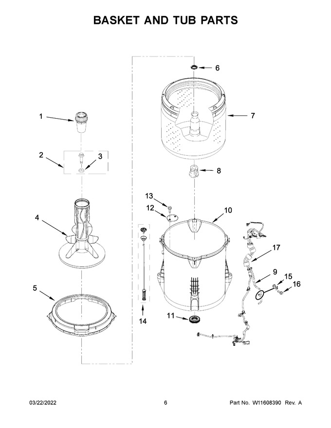 Diagram for 1CWTW4705GW1
