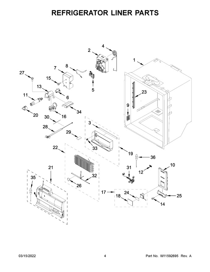 Diagram for WRF954CIHZ04