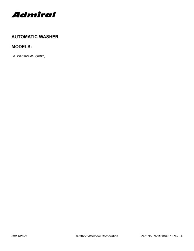 Diagram for ATW4516MW0