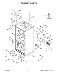 Diagram for 02 - Cabinet Parts