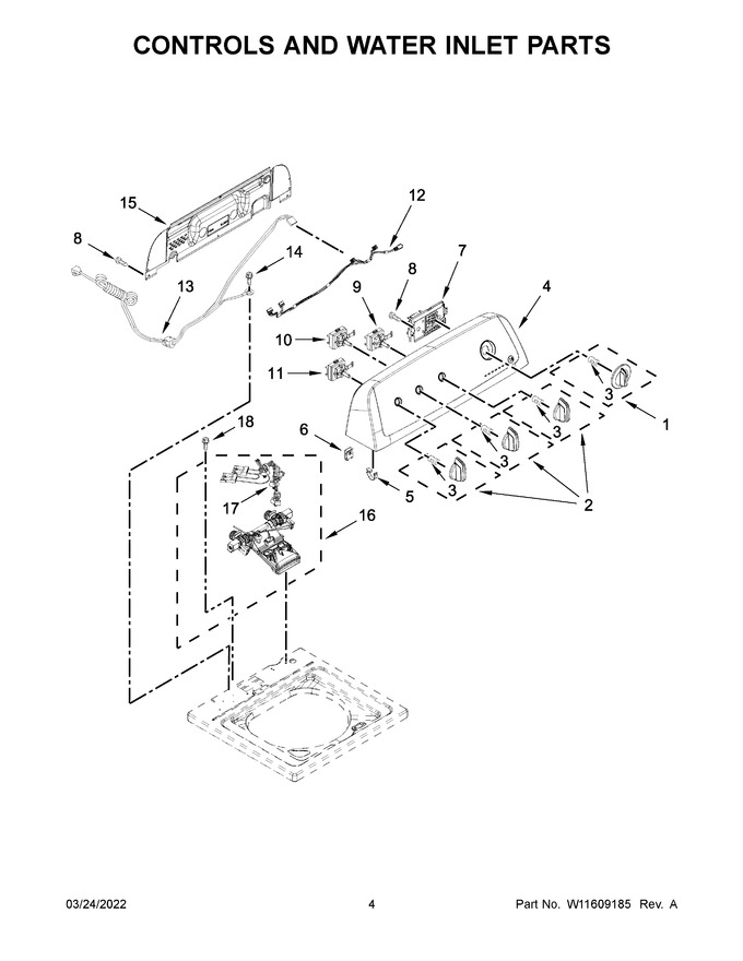 Diagram for WTW4850HW3