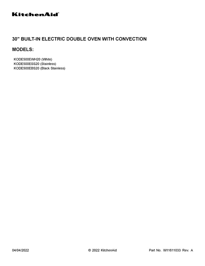 Diagram for KODE500EBS20