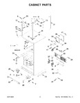 Diagram for 02 - Cabinet Parts