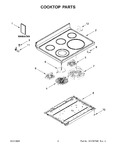 Diagram for 02 - Cooktop Parts