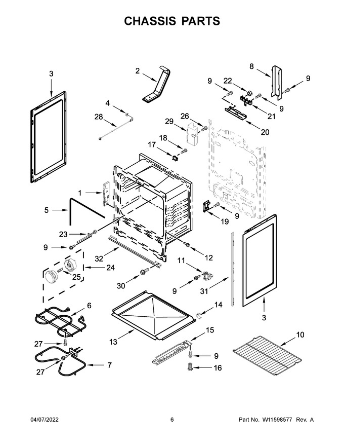 Diagram for YAER6303MFW5