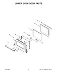 Diagram for 05 - Lower Oven Door Parts
