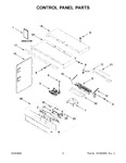 Diagram for 02 - Control Panel Parts