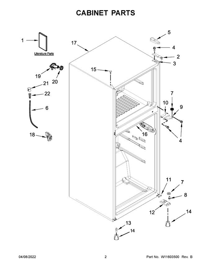 Diagram for WRT313CZLW00