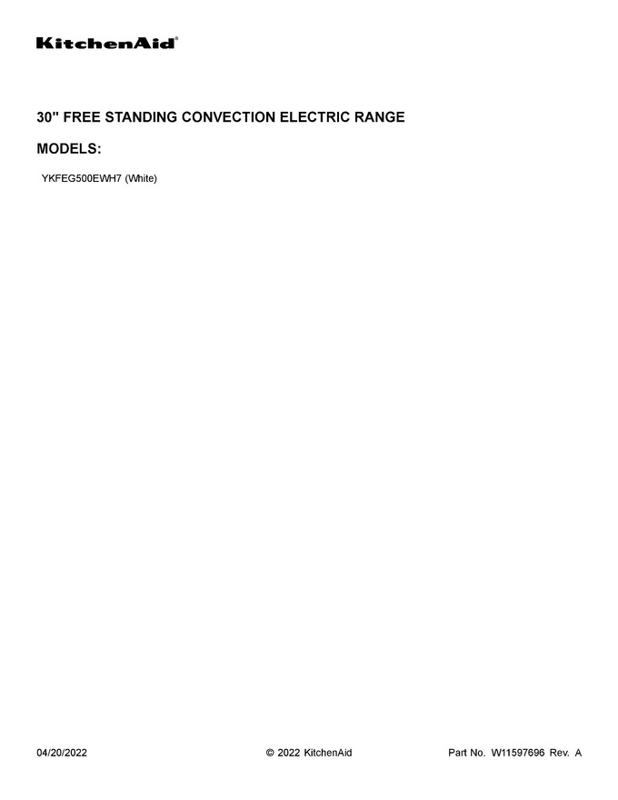 Diagram for YKFEG500EWH7