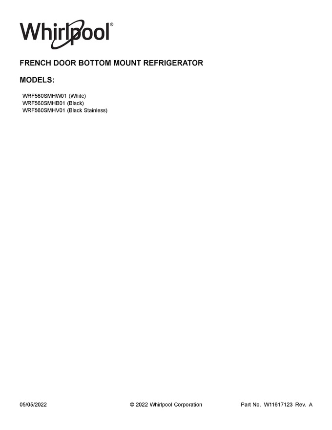 Diagram for WRF560SMHV01