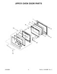 Diagram for 04 - Upper Oven Door Parts