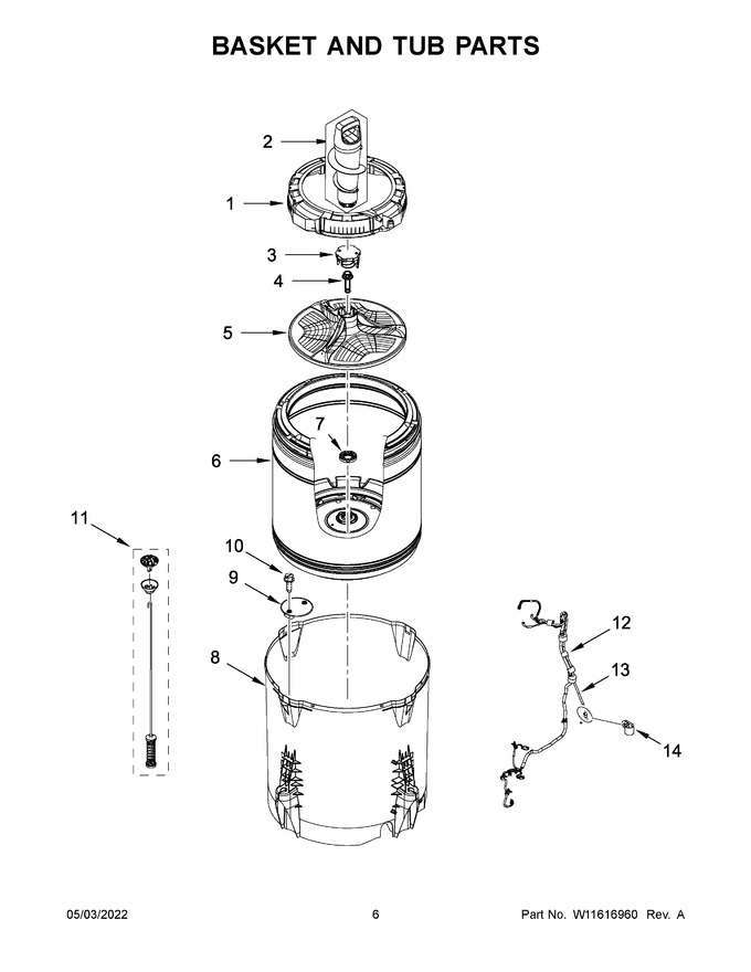 Diagram for WTW8127LC1