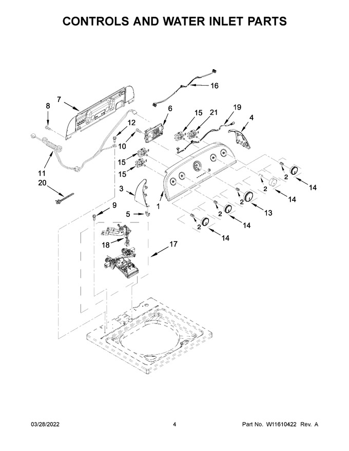 Diagram for 1CWTW4845EW2
