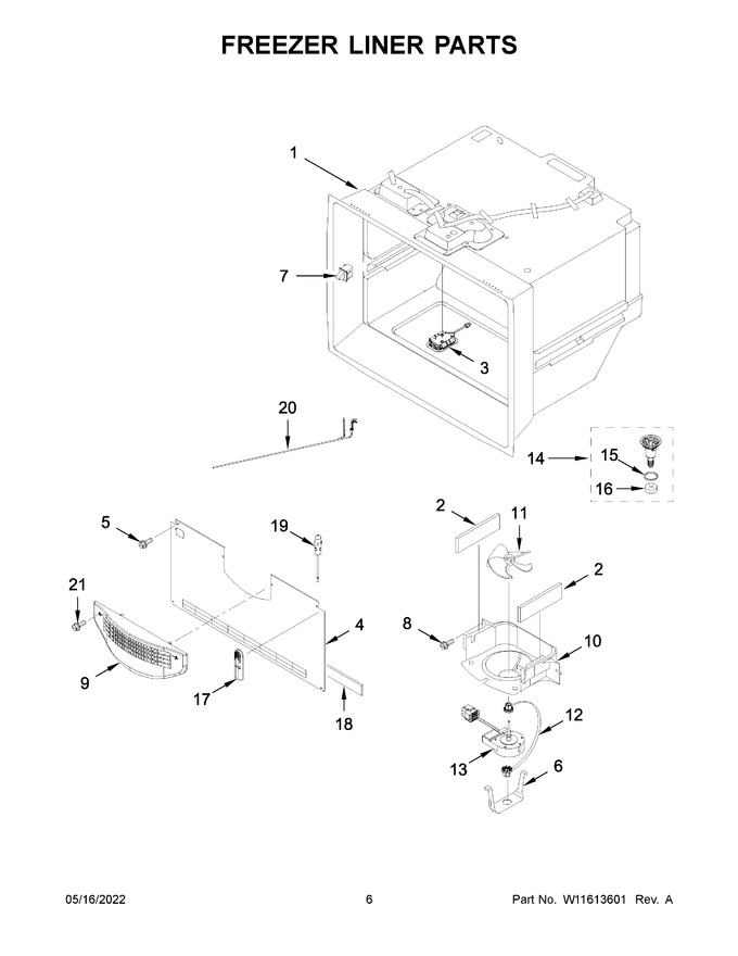 Diagram for WRF767SDHZ04