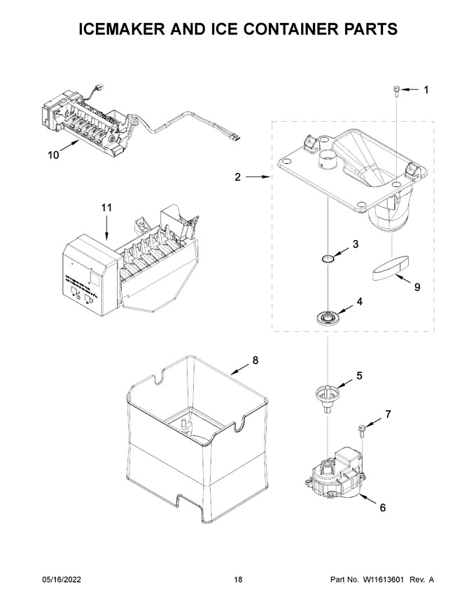 Diagram for WRF767SDHZ04