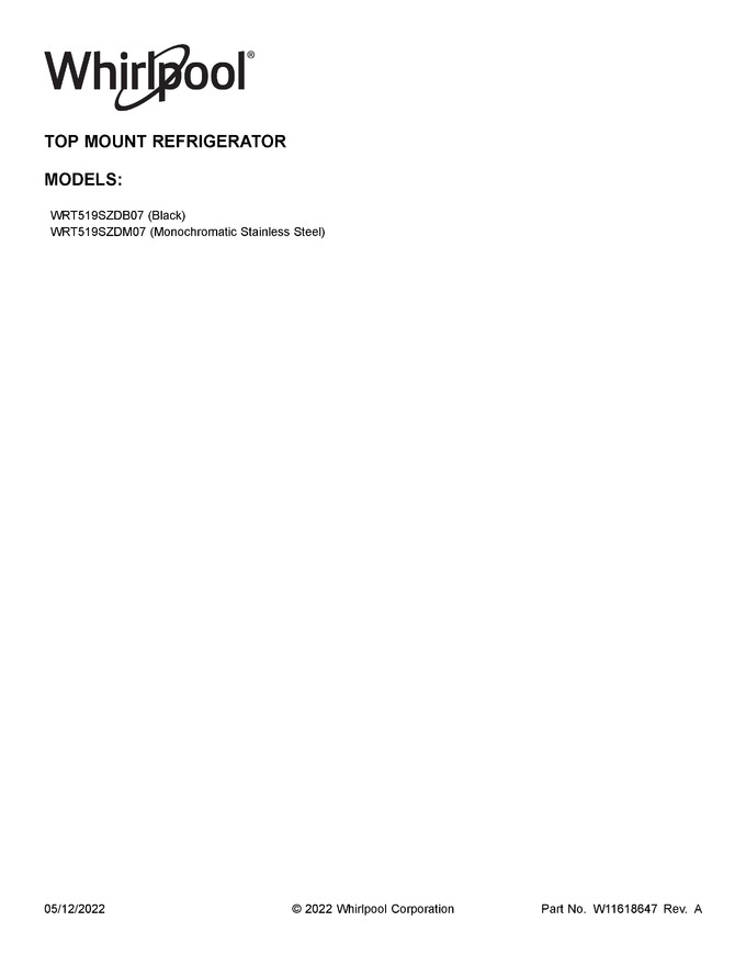 Diagram for WRT519SZDM07